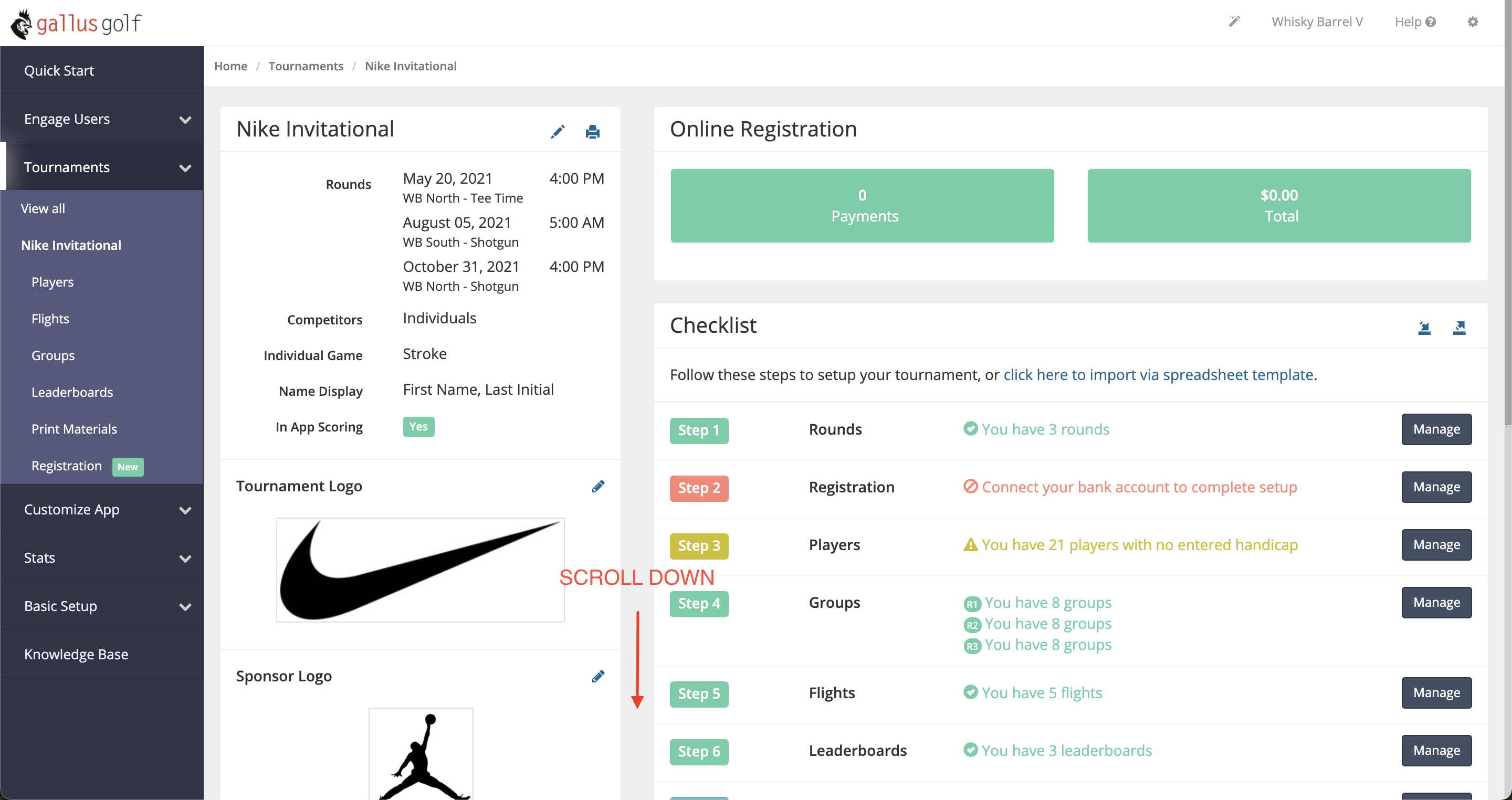 Gallus Tournament Software: Overview 